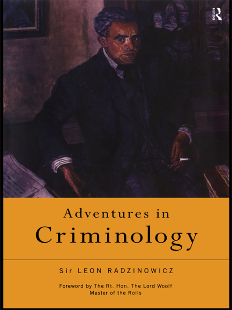Cover image for book Adventures in Criminology