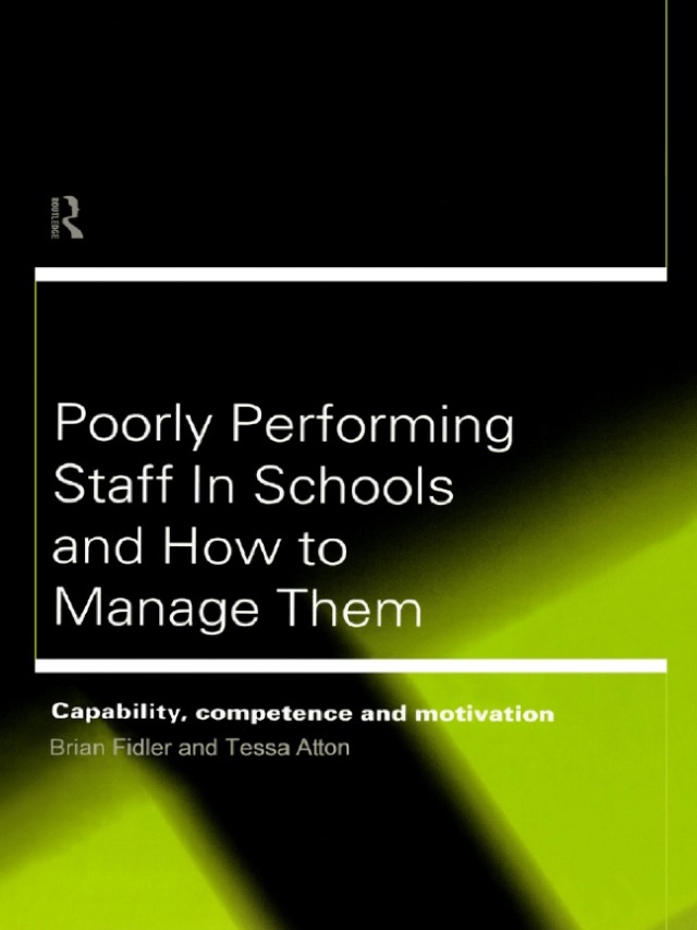 Poorly Performing Staff in Schools and How to Manage Them