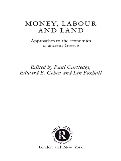 Cover image for book Money, Labour and Land