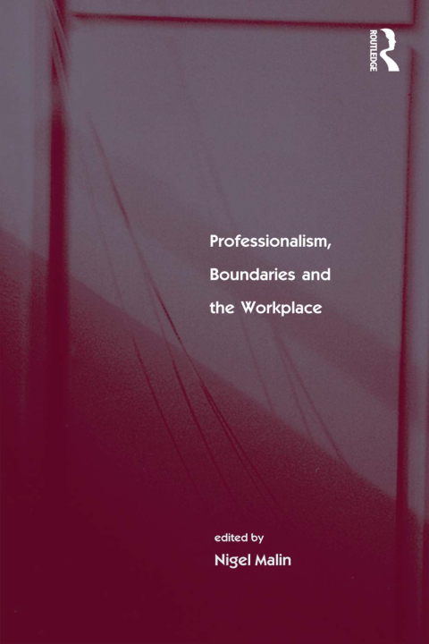 Cover image for book Professionalism, Boundaries and the Workplace