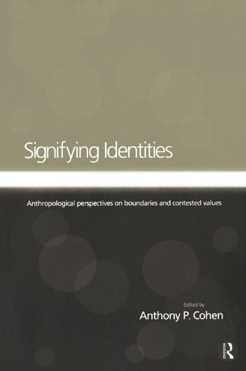 Cover image for book Signifying Identities