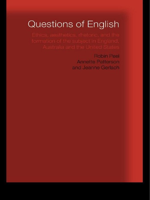 Cover image for book Questions of English