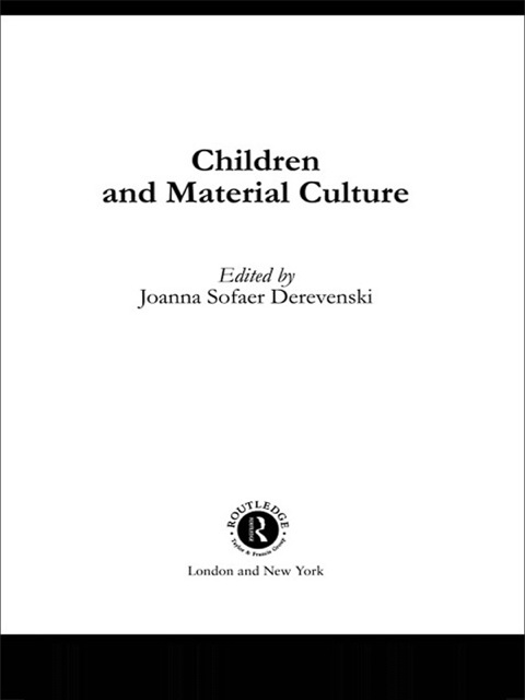 Cover image for book Children and Material Culture