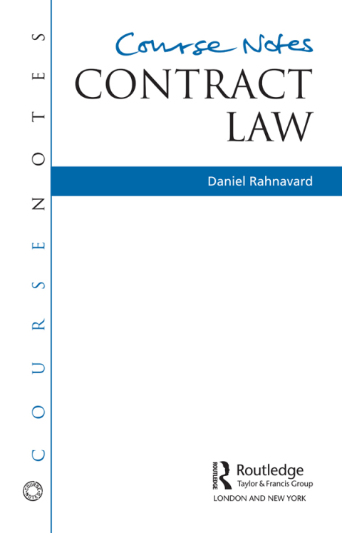 Cover image for book Course Notes: Contract Law