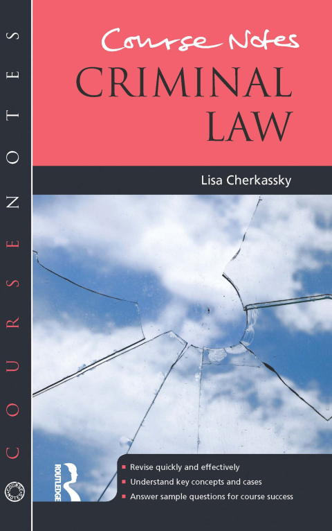 Cover image for book Course Notes: Criminal Law