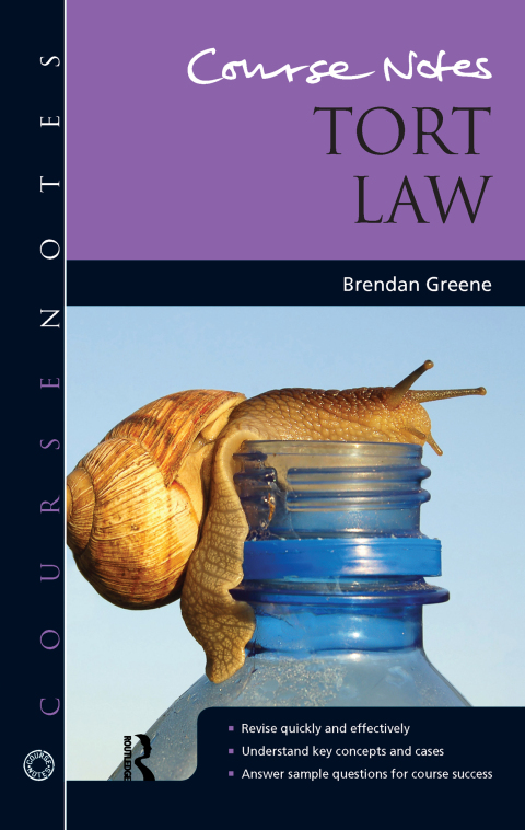 Cover image for book Course Notes: Tort Law