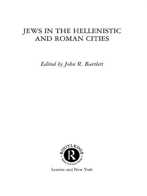 Cover image for book Jews in the Hellenistic and Roman Cities