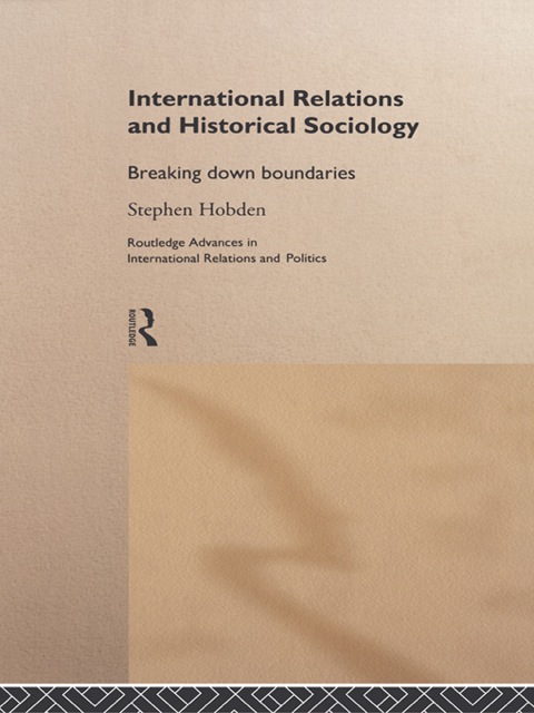 Cover image for book International Relations and Historical Sociology