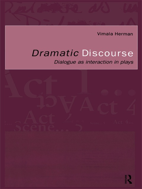 Cover image for book Dramatic Discourse