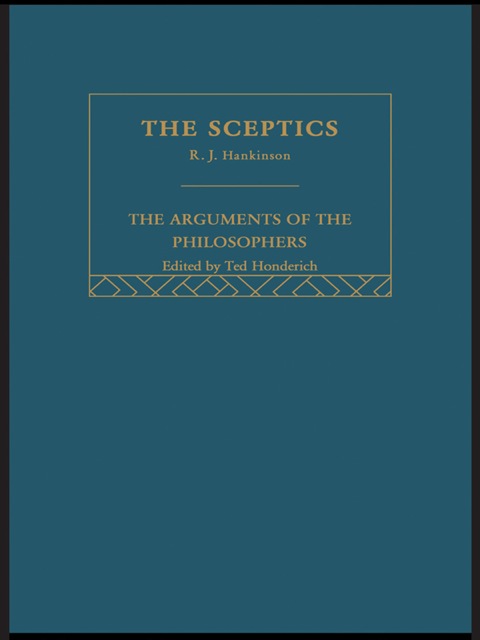 Cover image for book Sceptics-Arg Philosophers