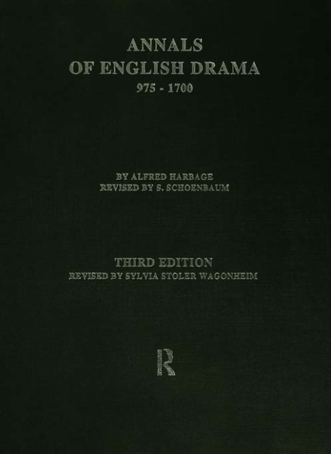 Cover image for book The Annals of English Drama 975-1700