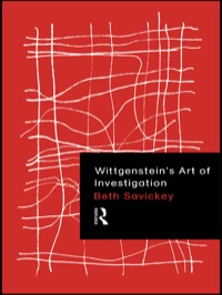 صورة الغلاف: Wittgenstein's Art of Investigation 1st edition 9780415180382