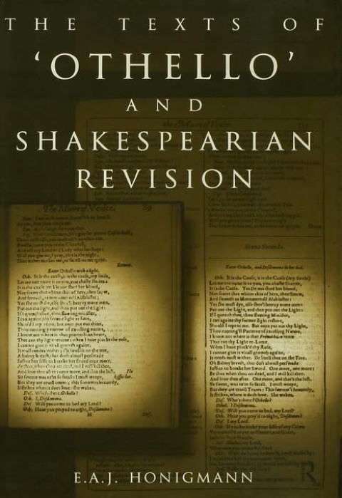 Cover image for book The Texts of Othello and Shakespearean Revision