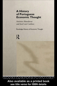 Cover image: A History of Portuguese Economic Thought 1st edition 9781138866225