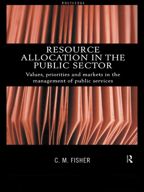 Cover image for book Resource Allocation in the Public Sector