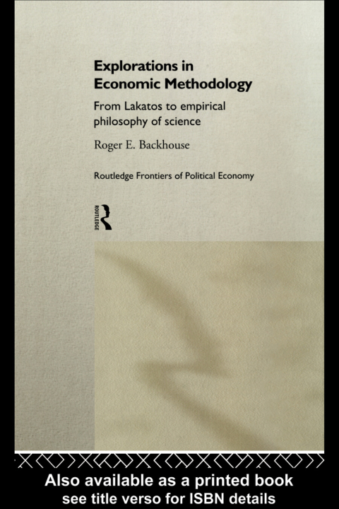 Cover image for book Explorations in Economic Methodology