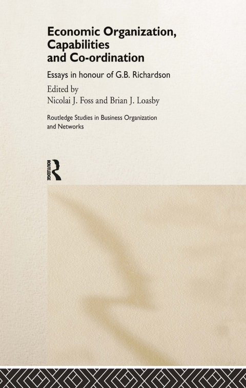 Cover image for book Economic Organization, Capabilities and Coordination