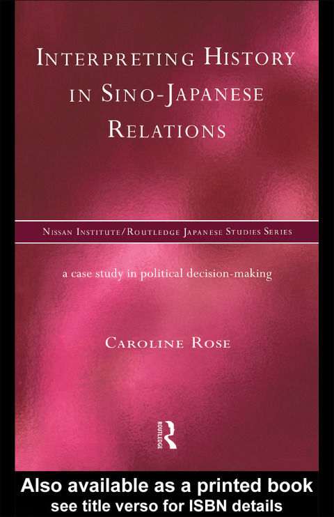 Cover image for book Interpreting History in Sino-Japanese Relations