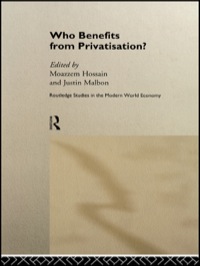 Cover image: Who Benefits from Privatisation? 1st edition 9780415171892
