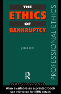 The Ethics of Bankruptcy - Jukka Kilpi