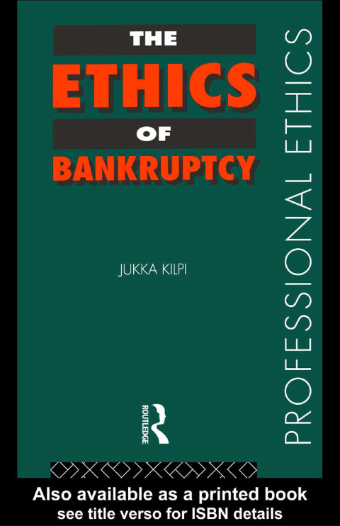 Cover image for book The Ethics of Bankruptcy