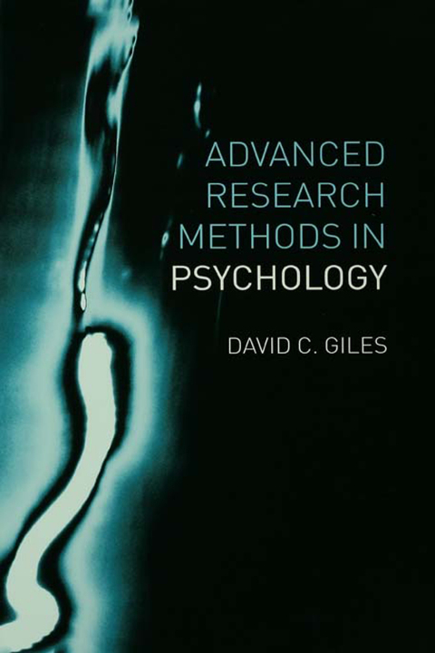 Cover image for book Advanced Research Methods in Psychology