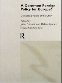 Titelbild: A Common Foreign Policy for Europe? 1st edition 9780415170727