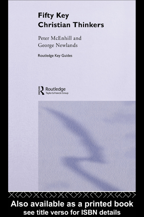 Cover image for book Fifty Key Christian Thinkers