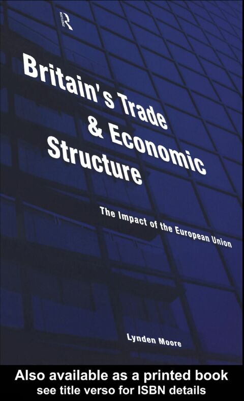 Cover image for book Britain's Trade and Economic Structure