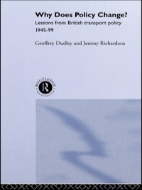 Omslagafbeelding: Why Does Policy Change? 1st edition 9780415169189