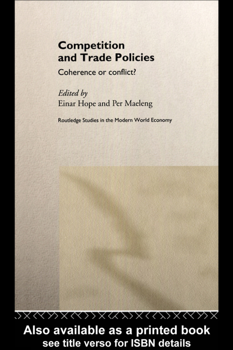 Cover image for book Competition and Trade Policies