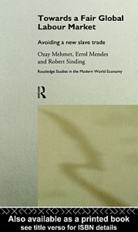 Cover image for book Towards A Fair Global Labour Market