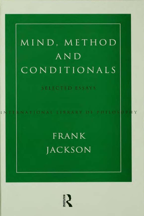Cover image for book Mind, Method and Conditionals