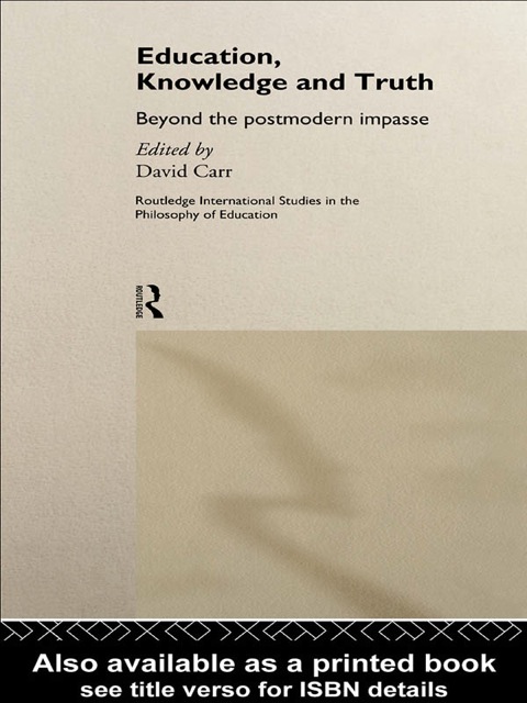 Cover image for book Education, Knowledge and Truth