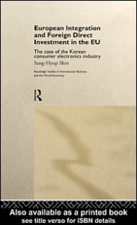 Cover image for book European Integration and Foreign Direct Investment in the EU