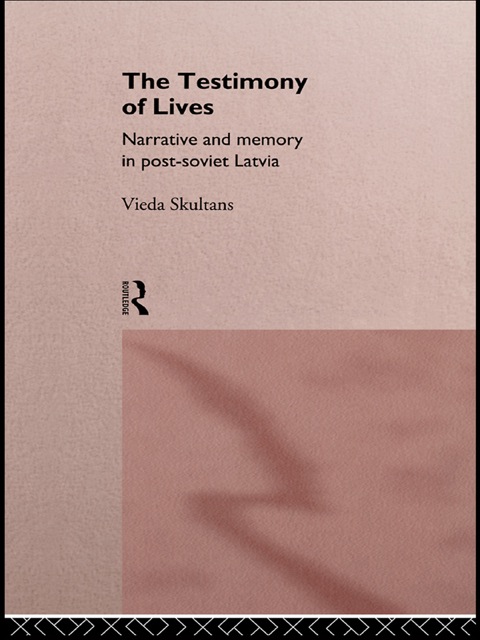 Cover image for book The Testimony of Lives