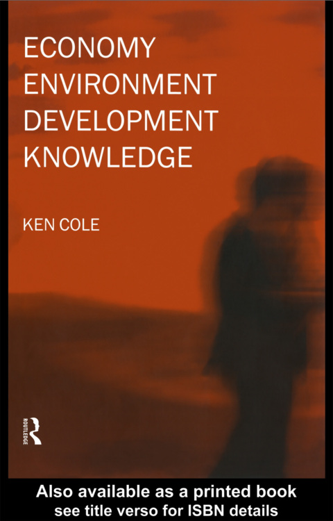 Cover image for book Economy-Environment-Development-Knowledge