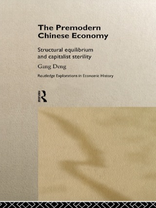 The Premodern Chinese Economy