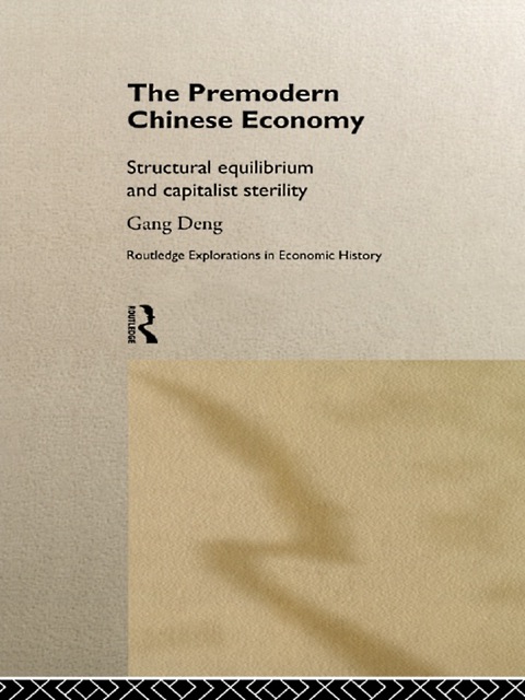 Cover image for book The Premodern Chinese Economy