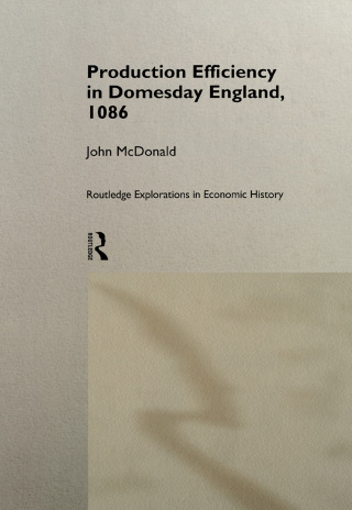 Production Efficiency in Domesday England, 1086