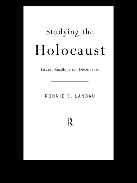 Cover image for book Studying the Holocaust