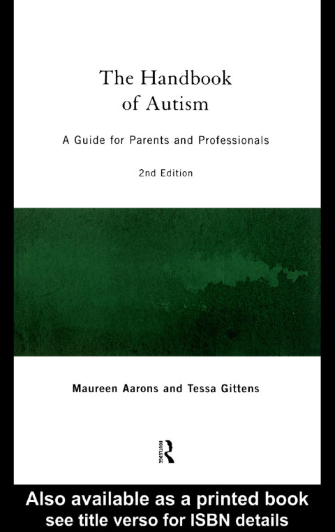 Cover image for book The Handbook of Autism