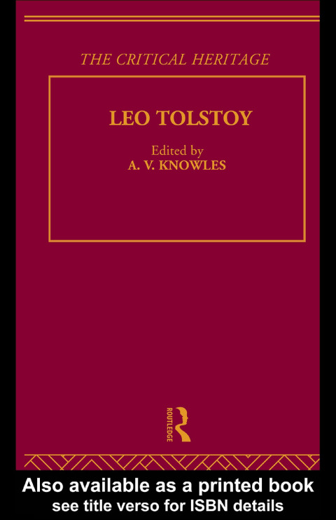 Cover image for book Count Leo Nikolaevich Tolstoy: The Critical Heritage