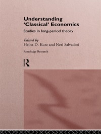 Cover image: Understanding 'Classical' Economics 1st edition 9780415158718