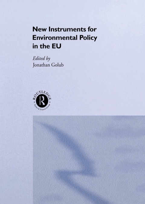 Cover image for book New Instruments for Environmental Policy in the EU