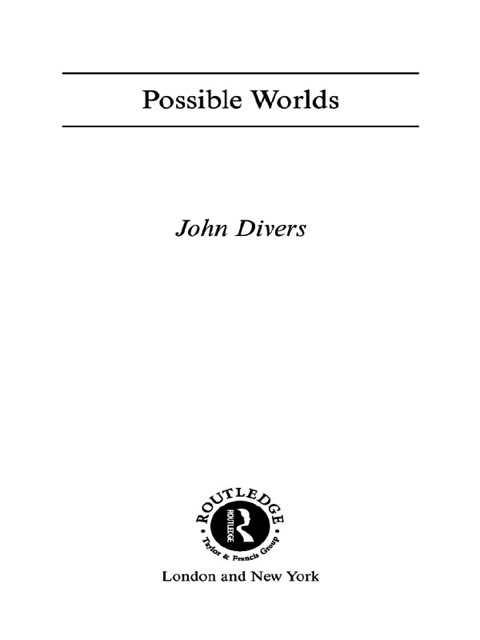 Cover image for book Possible Worlds