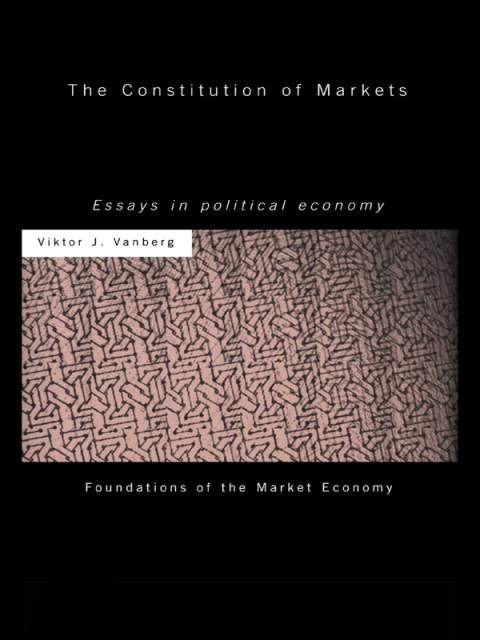 Cover image for book The Constitution of Markets