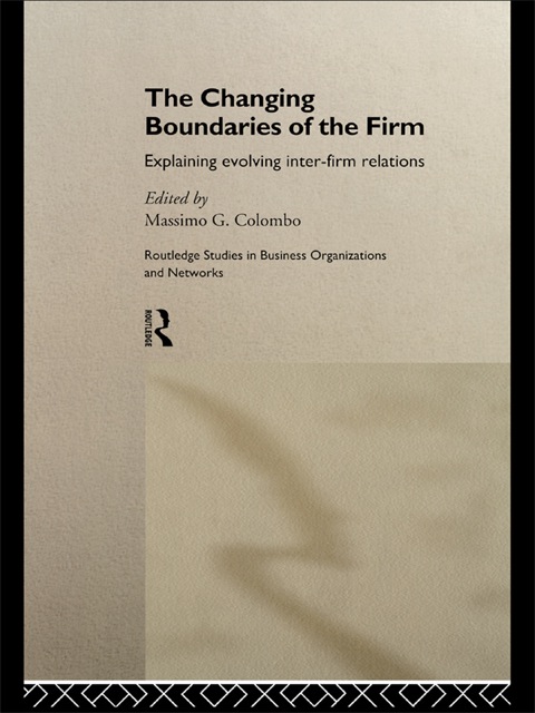 Cover image for book The Changing Boundaries of the Firm
