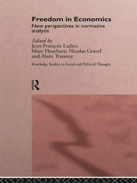 Cover image for book Freedom in Economics