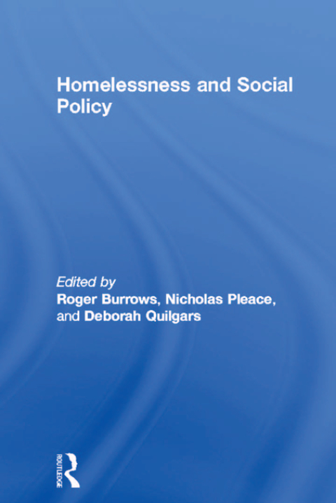 Cover image for book Homelessness and Social Policy